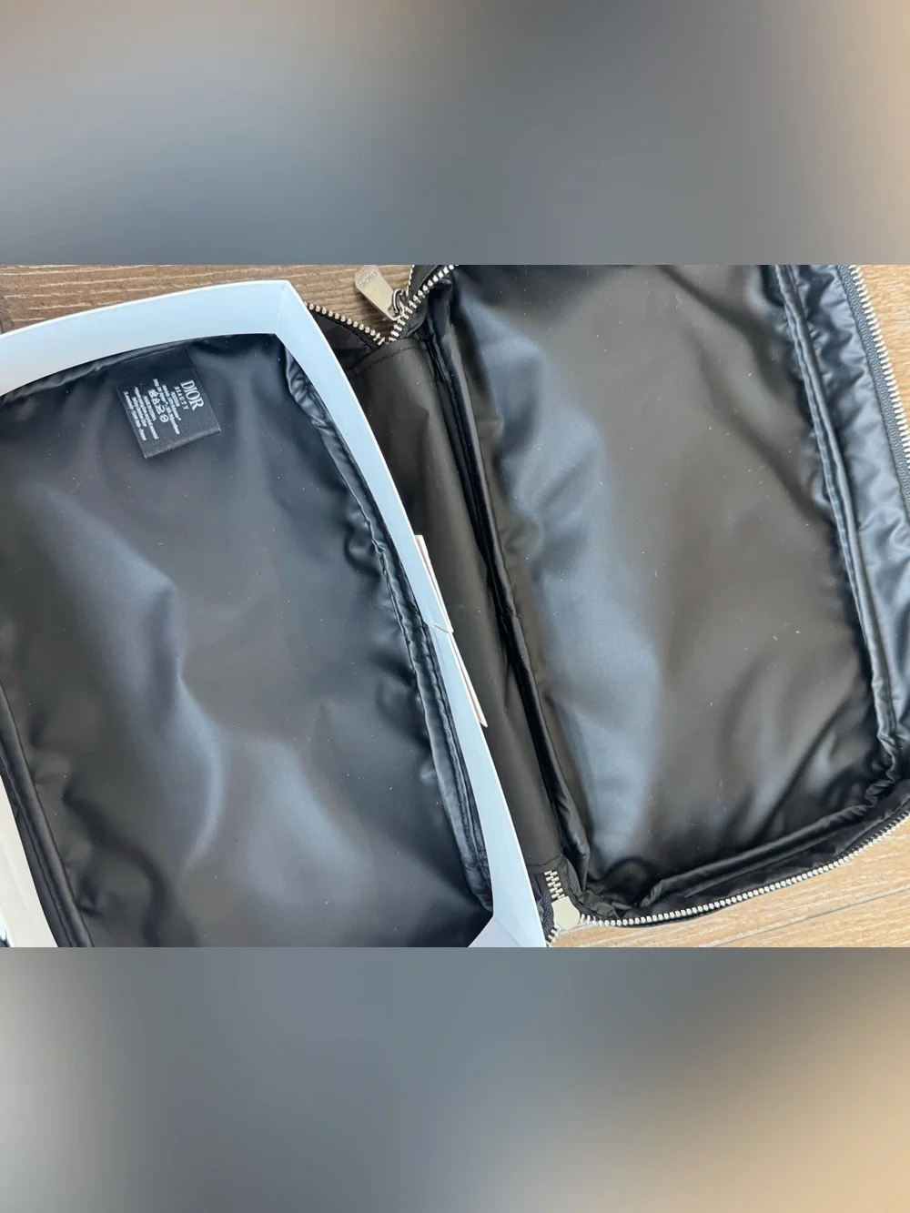 Dior Backstage with Brushes Black Zip Cosmetic Pouch